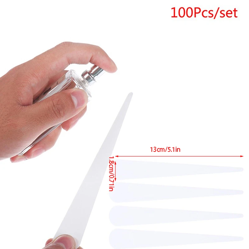 100pcs 130*18mm Aromatherapy Fragrance Perfume Essential Oils Test Paper Strips