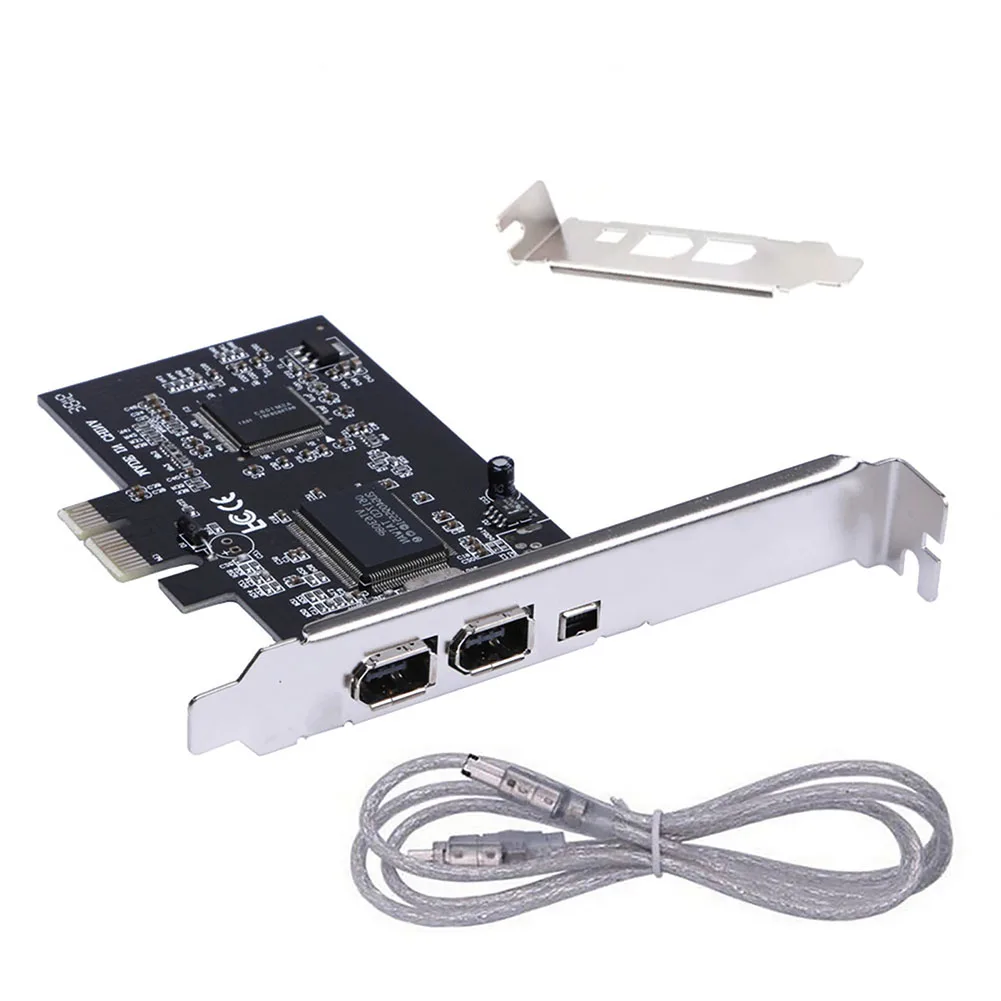 

3-портовый адаптер IEEE 1394a FireWire для PCIe x1 с поддержкой горячей замены и полной совместимостью с устройствами 1394