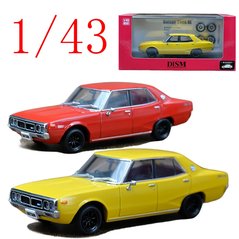 

DISM Diecast 1/43 Scale AOSHIMA Alloy Model Cars AOSHIMA DATSUN 240K GT GL Play Vehicles Toys for Boys Gift Original Box