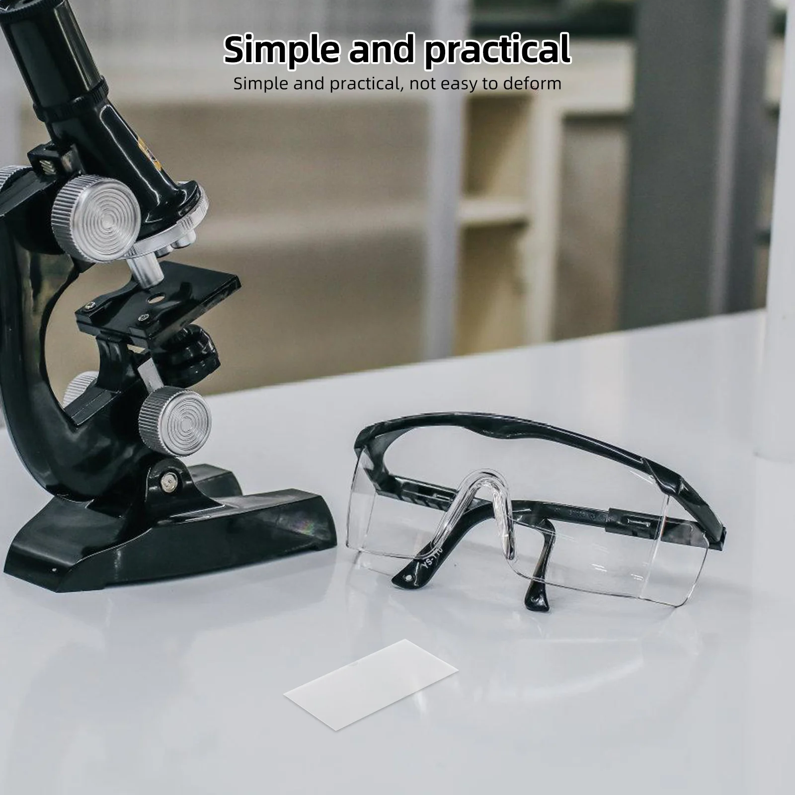 

100Pcs Glass Microscope Slides Fine Crafted Edges Suitable for Various Microscopes Ideal for Lab Specimen Handling