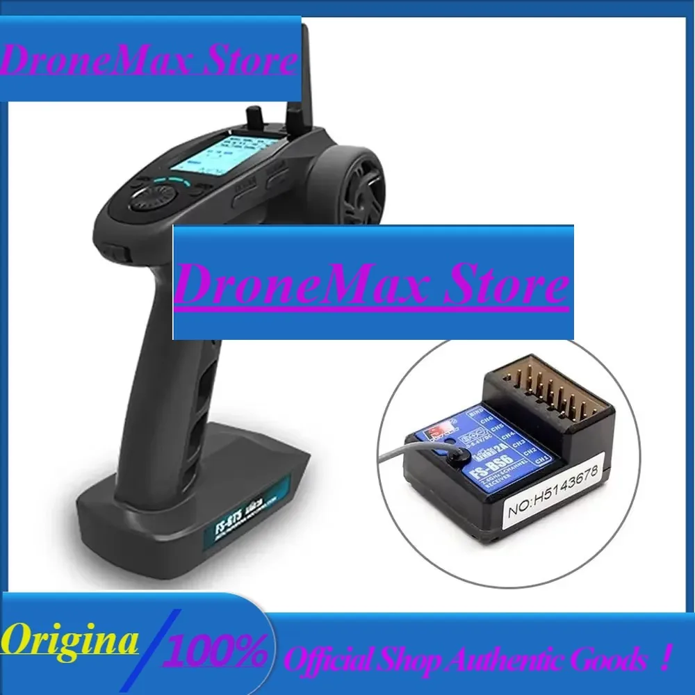 DroMaFlysky RC Transmitter W/ FS-BS6 Receiver FlySky FS-GT5 2.4G 6CH For RC Car Boat