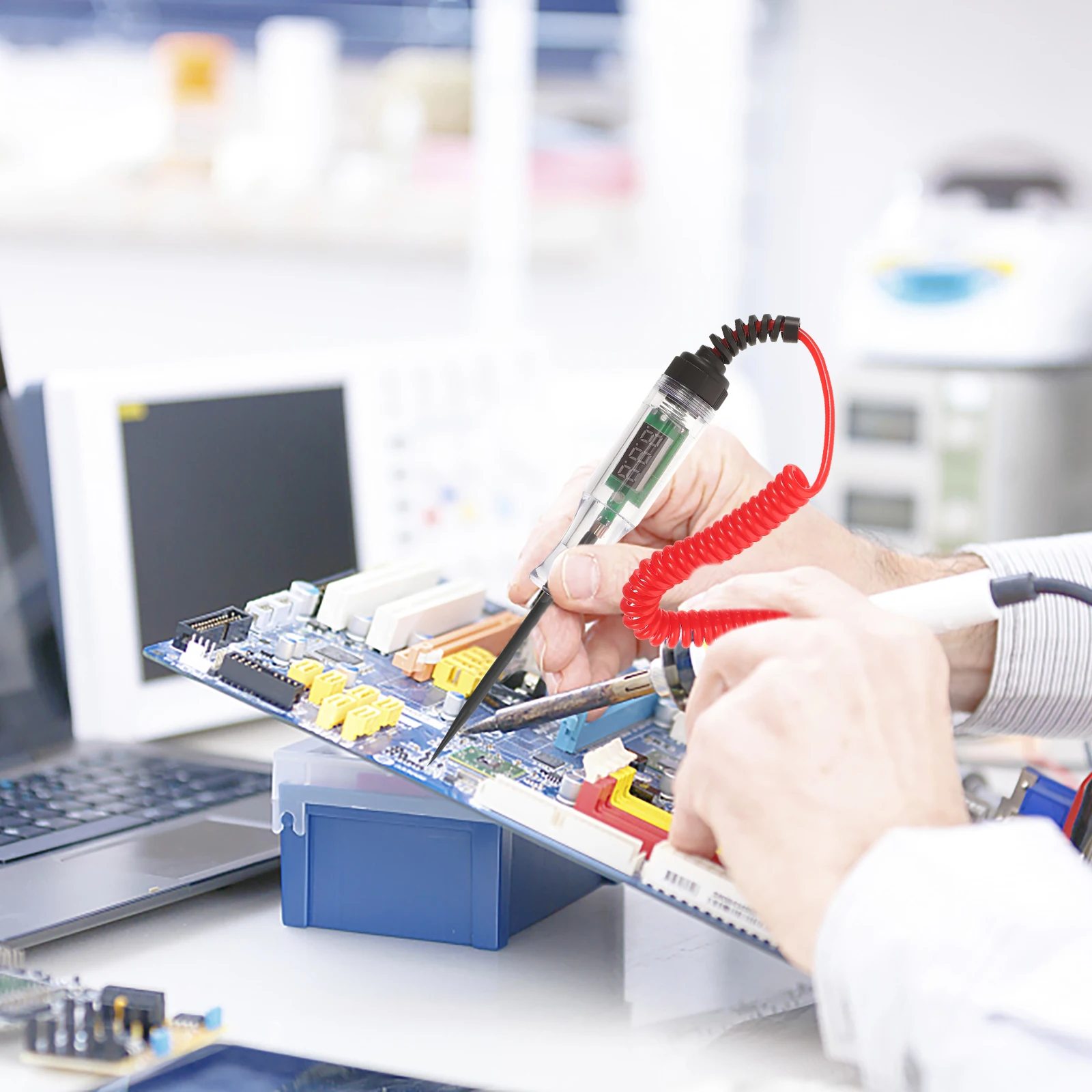 

1Pc Tester 3 48V Spring Wire Circuit Voltage Electric Auto Electrical Tool Parts Wire Tester