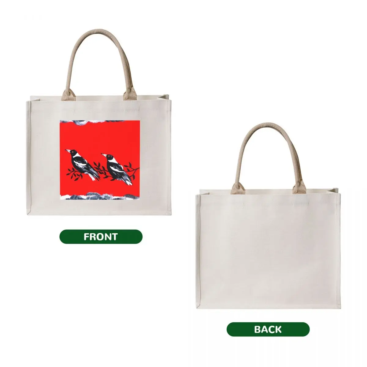 red magpie red bubble Tote Bag Women's tote bag tote bag woman shopper woman