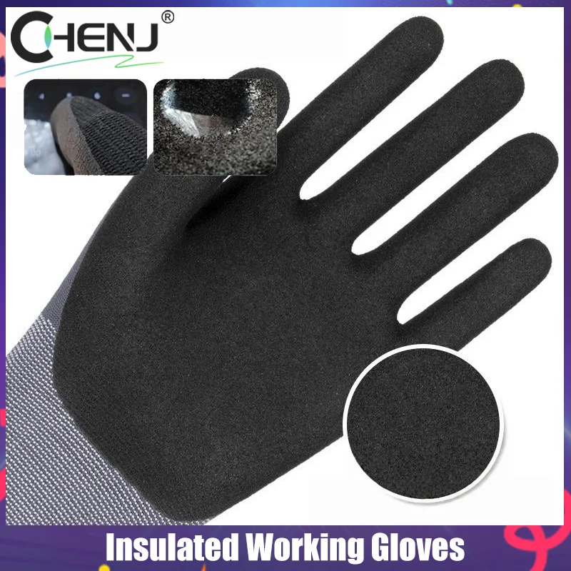 

1 Pair Ultra-thin Safety Electrician Gloves 400/500V Insulated Working Gloves Nitrile Anti Electric Shock Gloves
