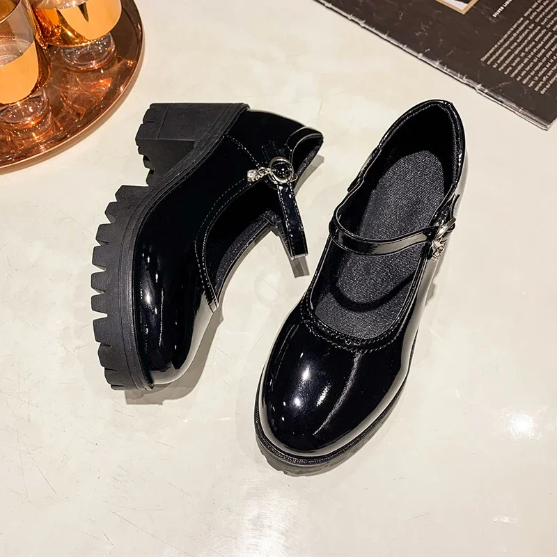High Quality Rubber Sole Japanese Style Platform Lolita Shoes Women Vintage Soft Sister Girls Shoes School