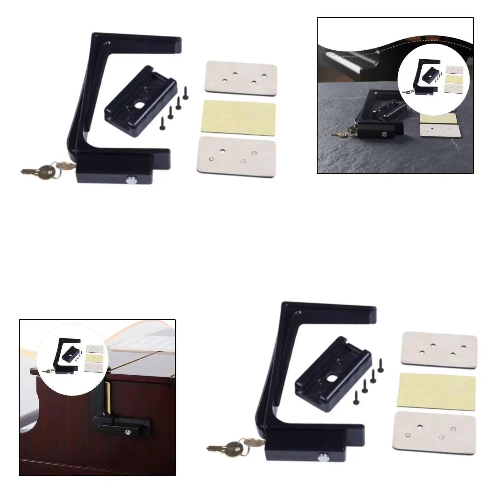 Piano Fallboard Lock Protection Piano Fallboard Clamp for Upright Piano