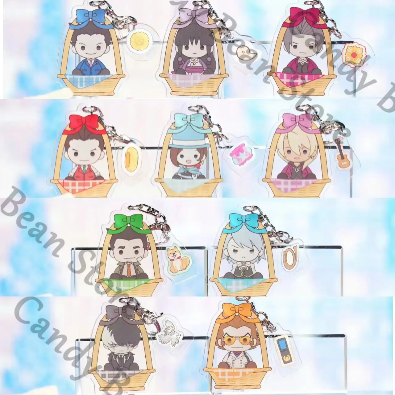 أنيمي حقيقية المحامي الآس مايلز إيدجوورث فينيكس رايت أبولو العدالة مي تأثيري الليزر شارة الكرتون شعار بروش هدية عيد الميلاد #5