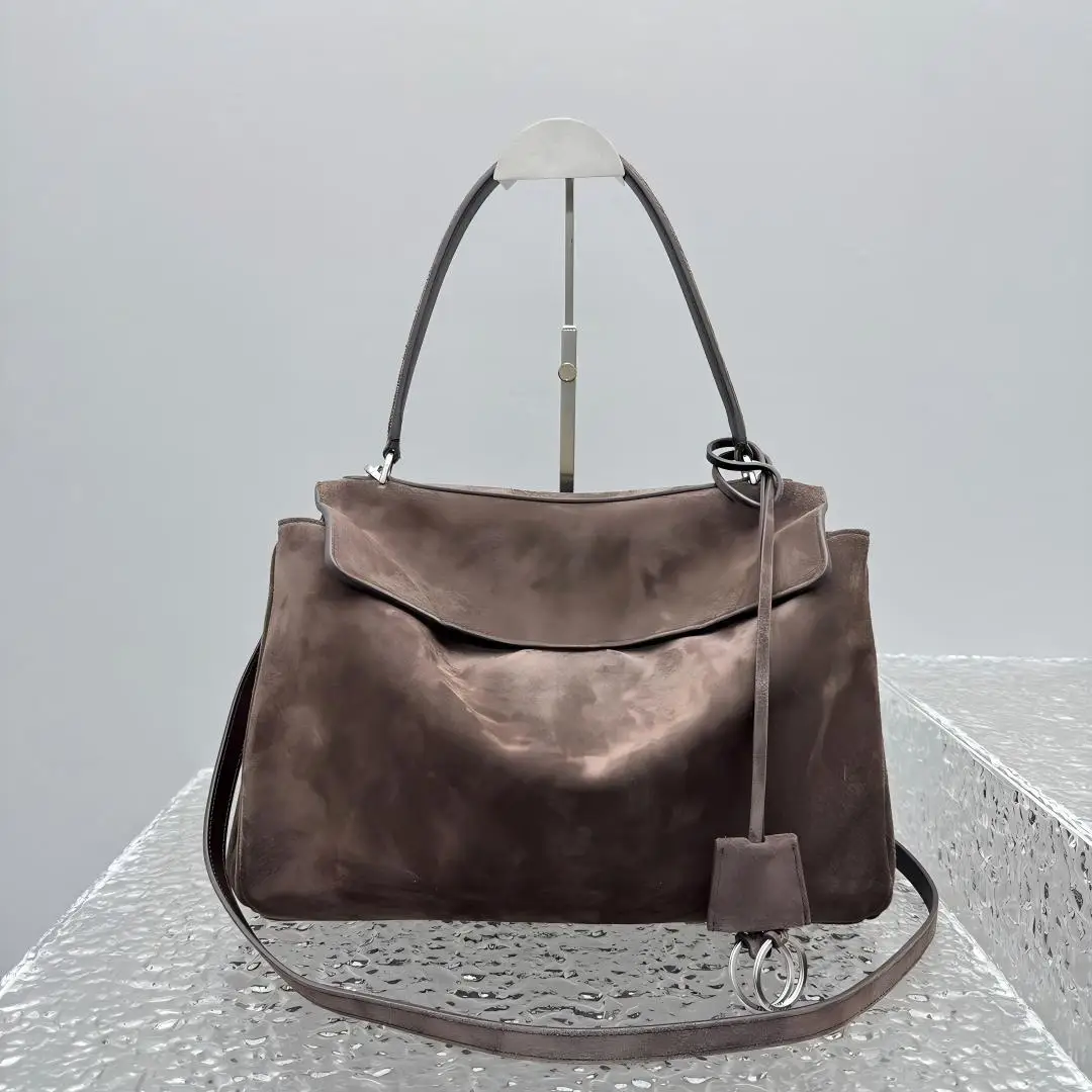 

Коричневая женская сумка через плечо из текстурированной искусственной кожи с регулируемым ремнем, повседневная сумочка