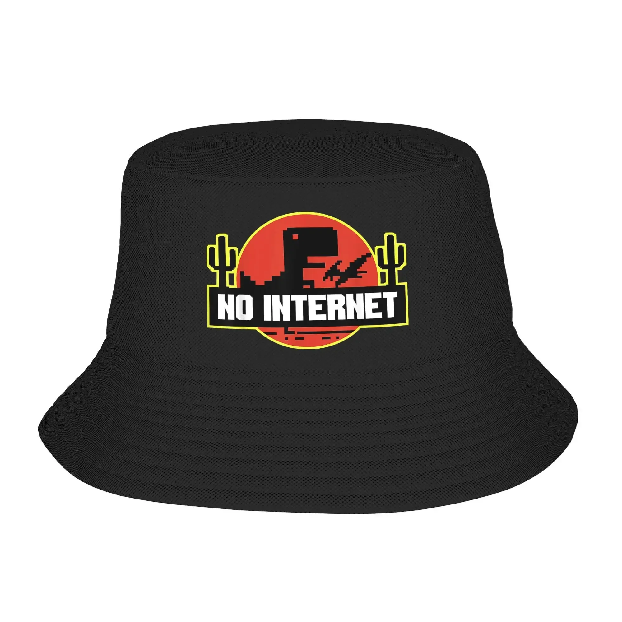 Vocation Getaway Headwear Bucket Hat Street Girl Sun Hat Jurassic Offline Park Panamka Lightweight Fisherman Hats Outdoor Sports