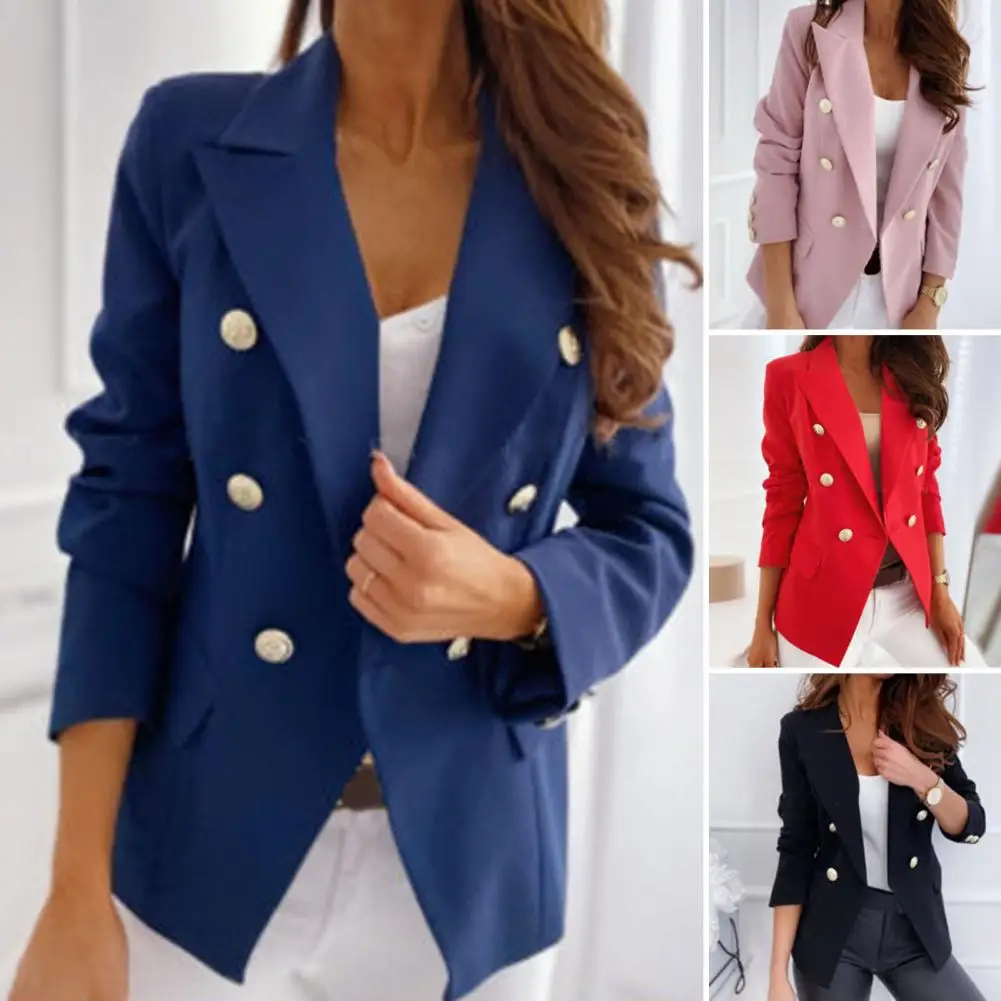 Autumn Over Size Blazer Women Coat Short White Blazer Female Office Black Ladies Long Sleeve Red Woman Elegant Casual Coats 2023