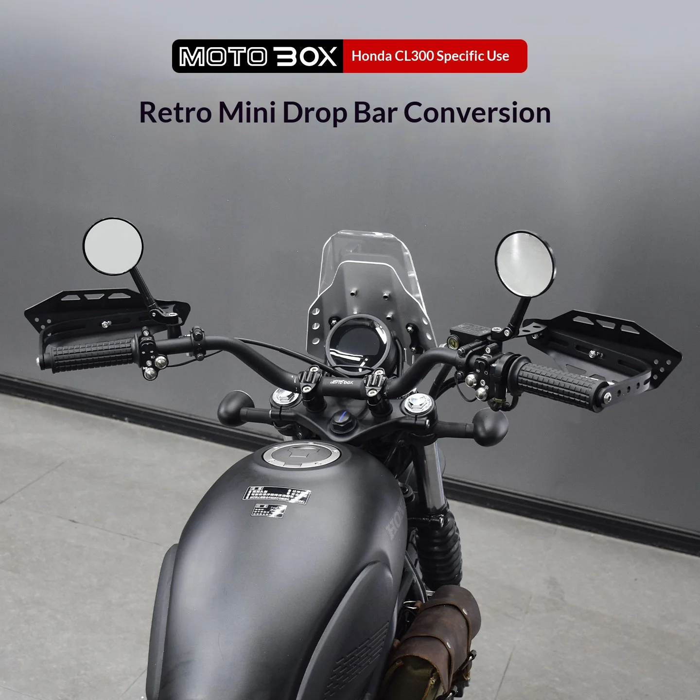 【Premium】For Honda CL300 modified handlebars, 740 small swallow handlebars, faucets, directional handlebars, aluminum alloy hand