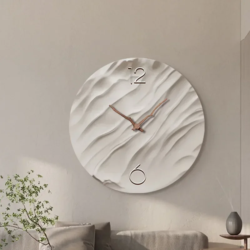

For Silent Light Luxury Clock Wall Modern Big Size Clock Children Bedrooms Large Aesthetic Reloj De Pared Decoration