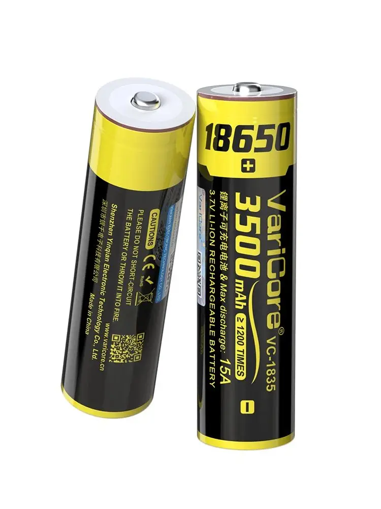 AliExpress VariCore -18650 Pointed Version Li-ion battery 3500mAh 3.7V Rechargeable Power Tool Battery with Long Cycle Life