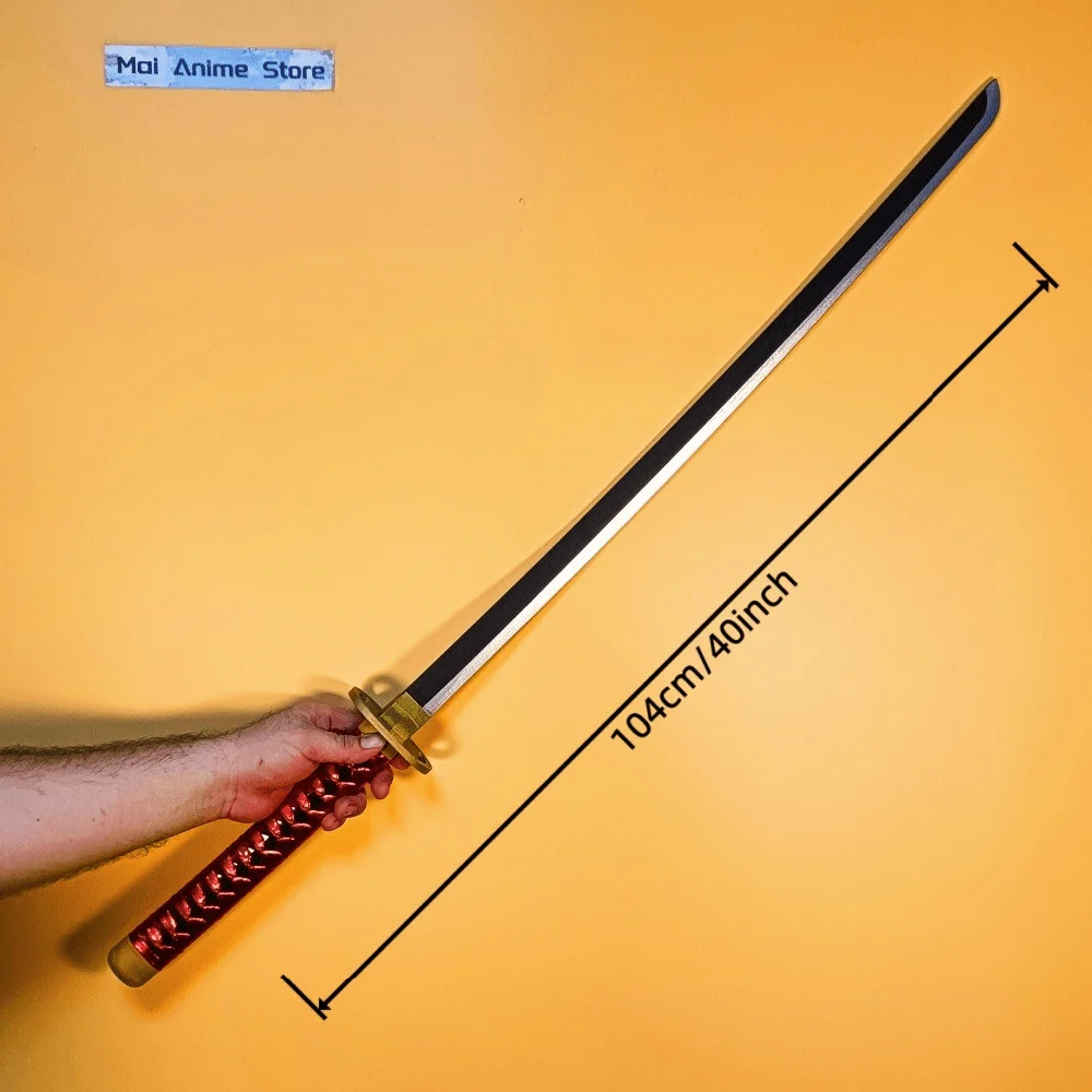 40in Okkotsu Yuta Katana الحجم الحقيقي كاتانا الأصلي الساموراي صابر أنيمي Jujutsu Kaisen تأثيري السيف النينجا سكين لعبة غير حادة هدية #4