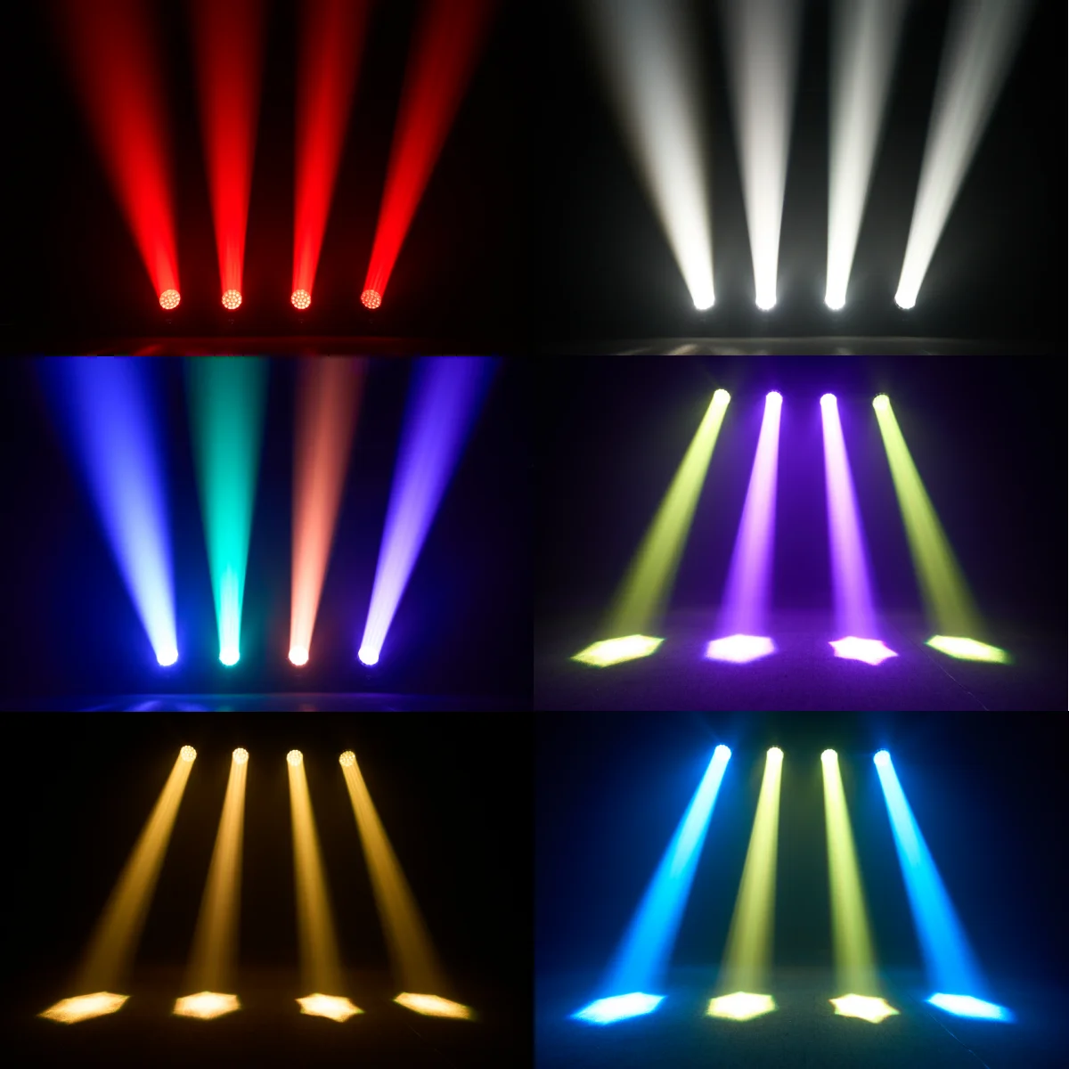 19x25W RGBW 4in1 LED Spotlight Wash/Beam/Zoom, Professioneller DJ/Bar Big Bee Eye LED Moving Head Disco Strobe Bühnenbeleuchtung – Detail 8