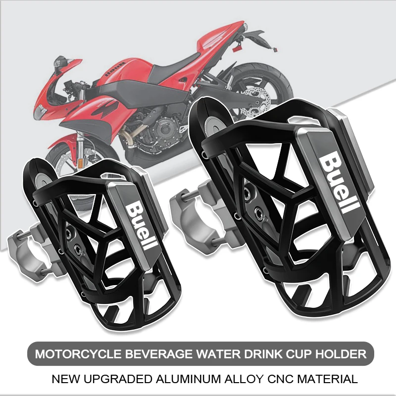 ل Buell Hammerhead 1190 1190SX سوبر كروزر العالمي CNC وظيفية غلاية رف القهوة شرب زجاجة كوب ماء حامل