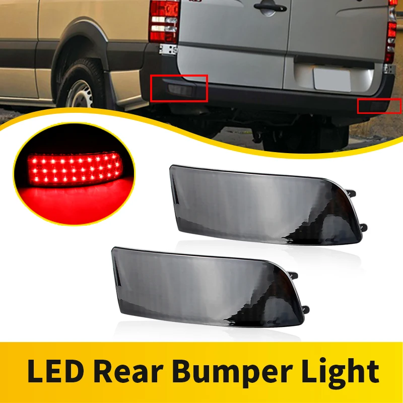 

2 шт. для VW Crafter 2E 06-17 автомобильный задний бампер светодиодный стоп-сигнал для Mercedes Benz Dodge Sprinter W906 06-16 OEM стиль задний фонарь 12 В