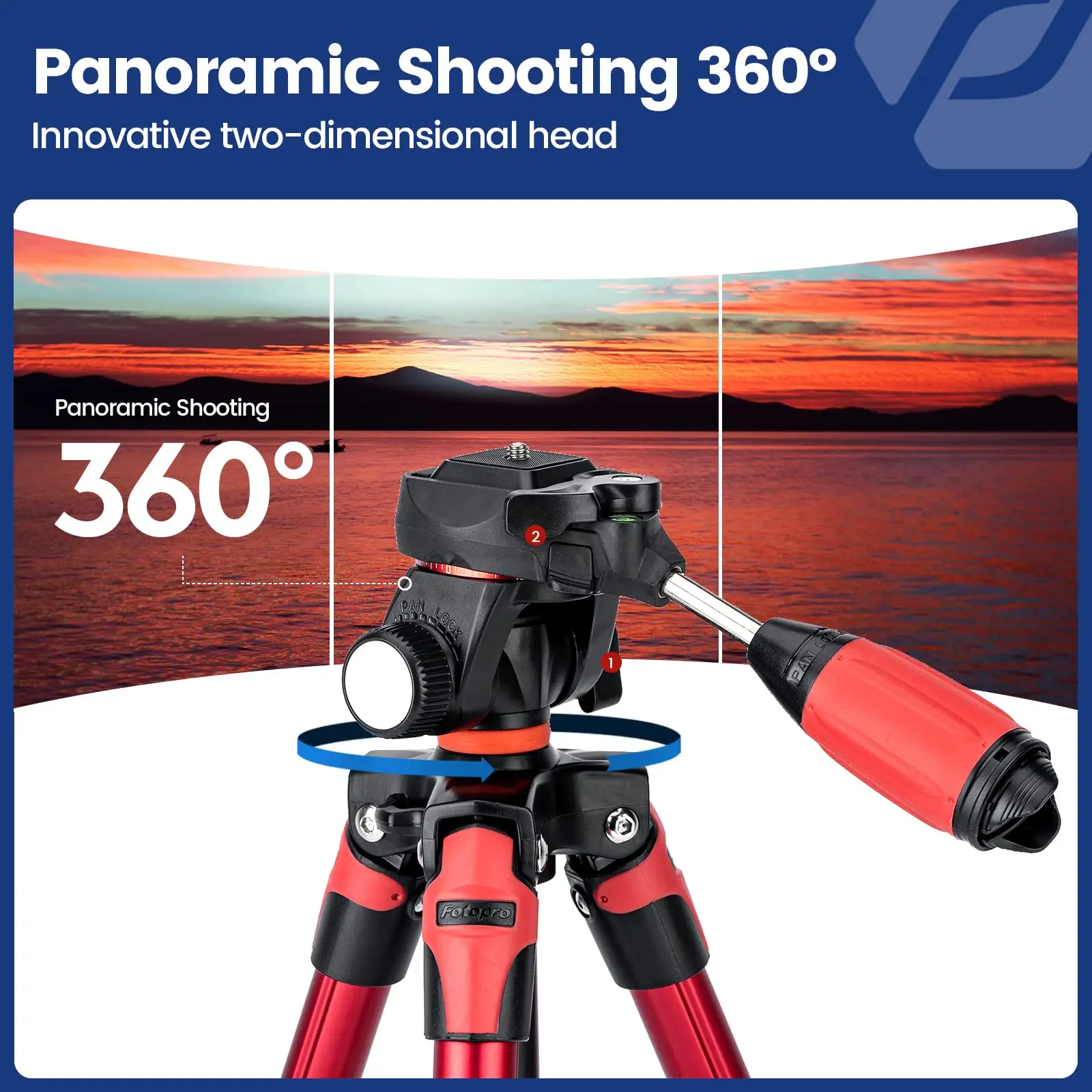 Fotopro S3 Camera Tripod with Carry Bag 1/4 Screw Quick Release Plate Travel Tripod for Phone DSLR Camera