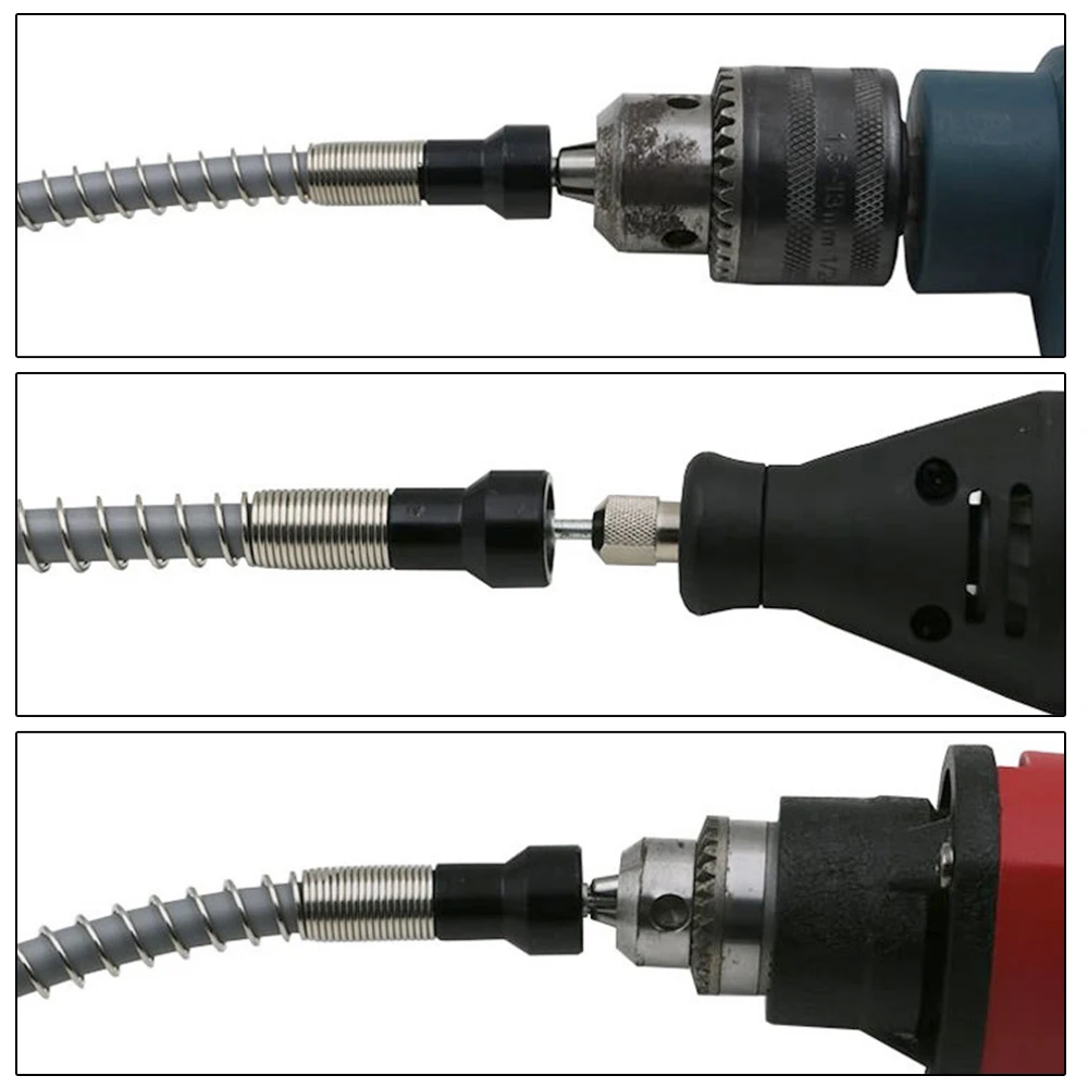 Albero flessibile per smerigliatrice Albero flessibile morbido Professione con manico per mandrino da trapano da 0,3-3,2 mm per accessori per utensili elettrici Dremel 3000