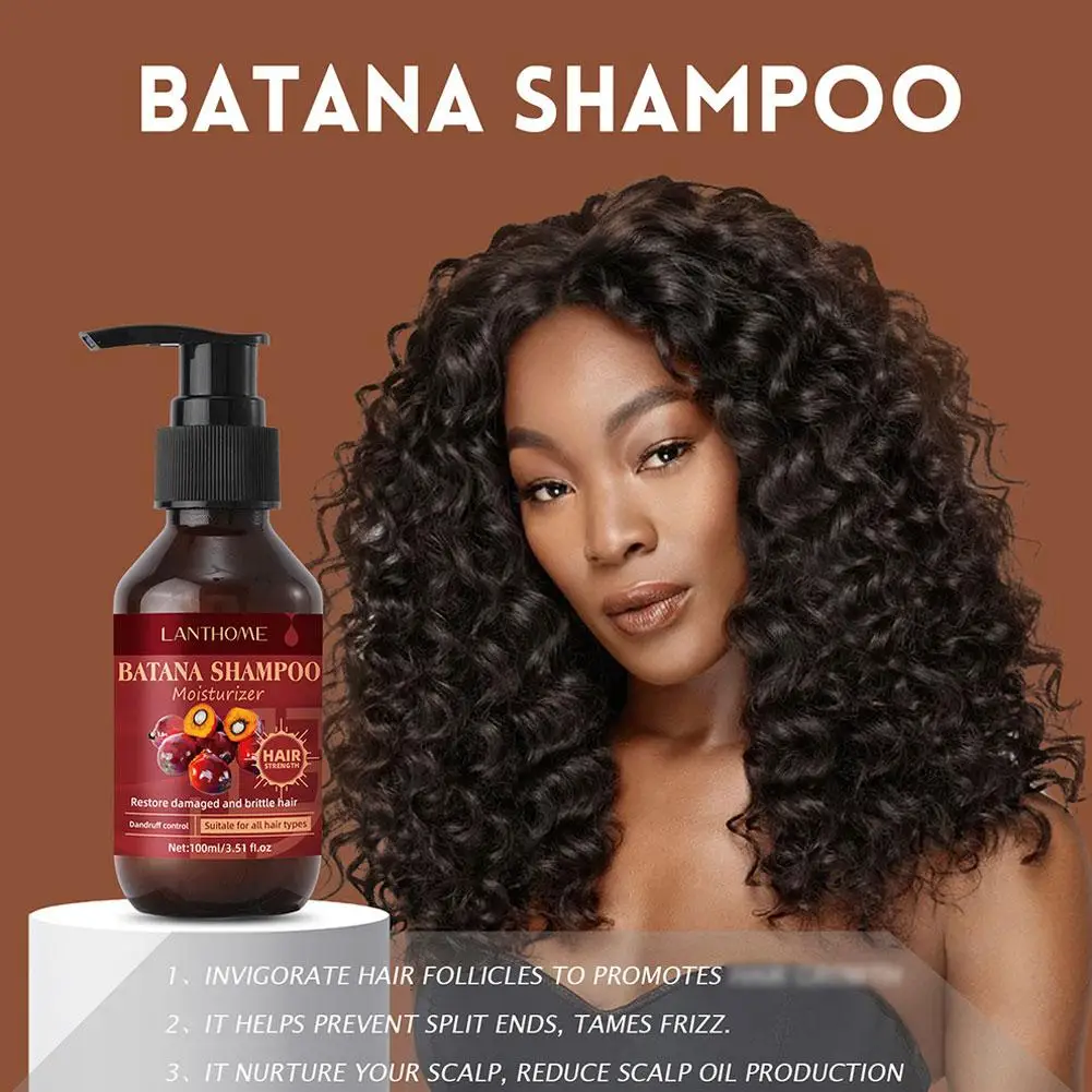 Batana-Champú hidratante para restaurar el cabello dañado y roto, adecuado para todo tipo de cabellos, 100ml/3.51fl.oz