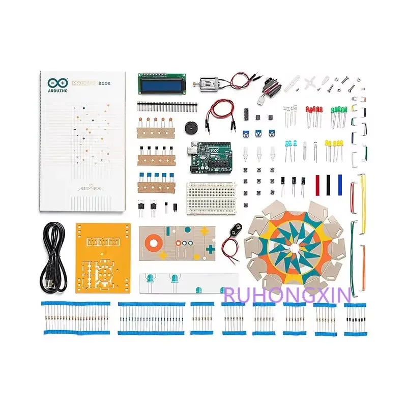 Arduino Starter Kit K000007 Beginner Kit UNO R3 English Version Multi-language Development board kit