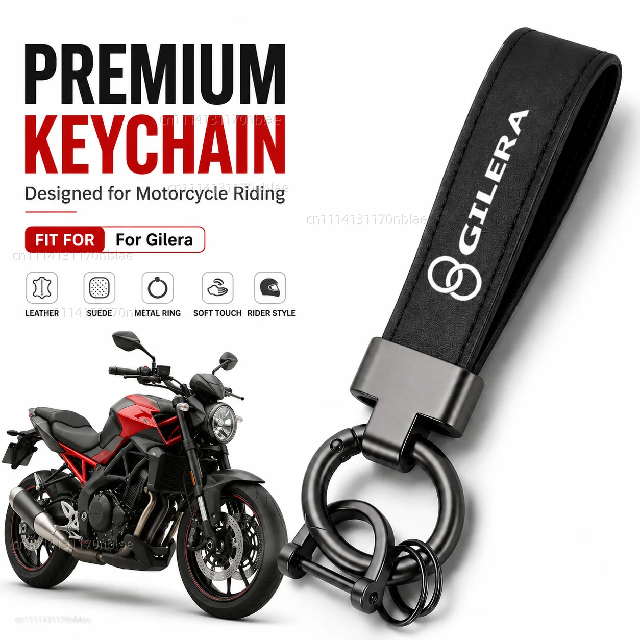 Llavero de cuero de alta calidad para motocicleta, llavero para Gilera GP800 Fuoco Nexus 500 Runner 50 125 200, accesorios para Moto