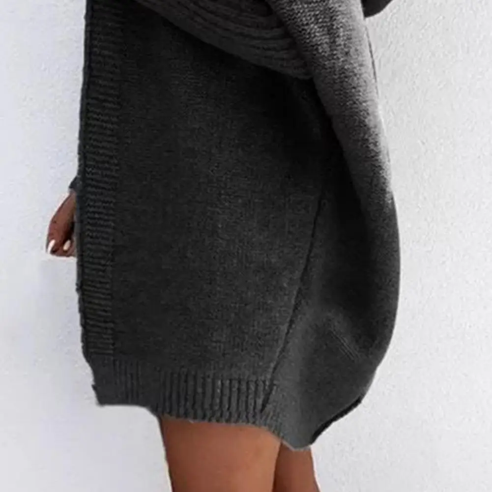 Women Cardigan Coat Hooded Thick Knitted Warm Long Sleeve Loose Open Stitch Sweater кофта женская