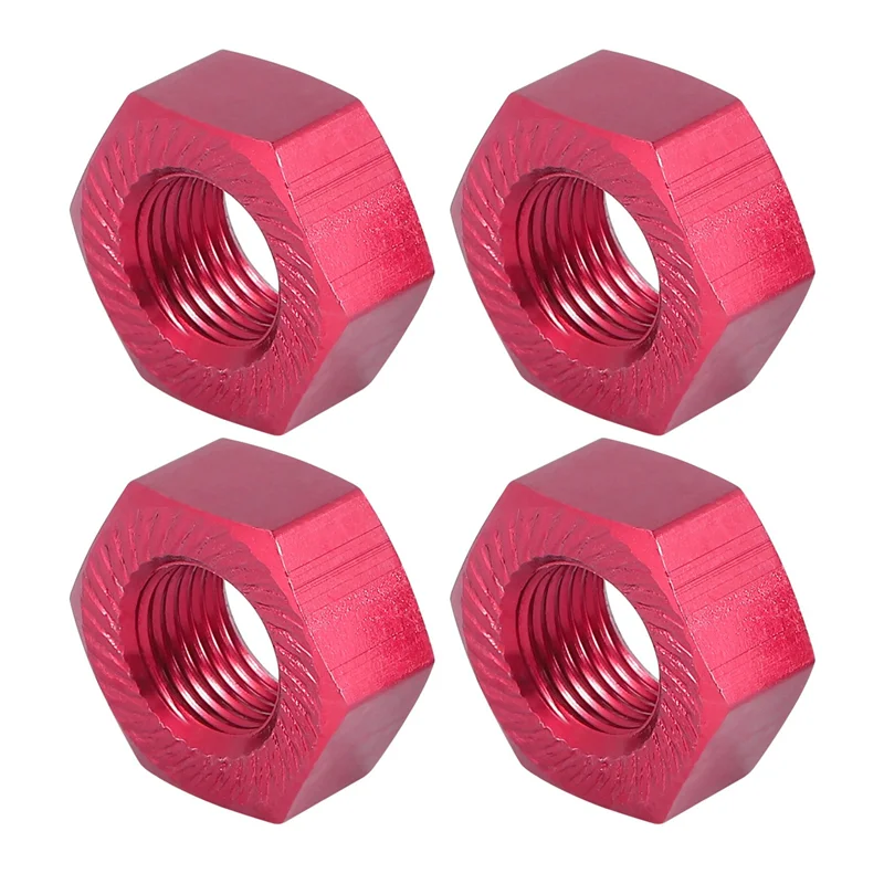 4Pcs 17mm M10 Metal Wheel Hex Nut M10XP1.0 NT002 for JLB Racing CHEETAH 11101 21101 J3 Speed 1/10 RC Car Upgrade