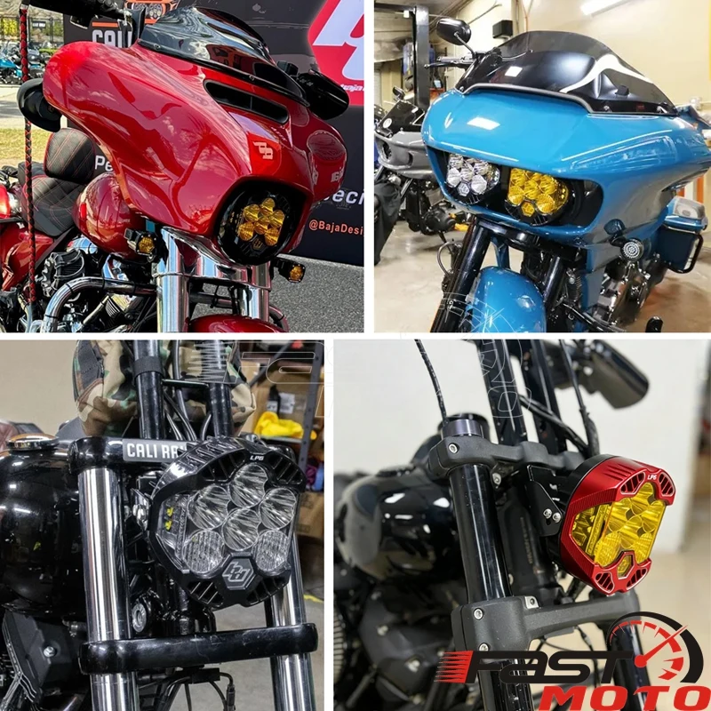 For Harley Street Glide Road King Car Wrangler JK Off-Road UTV For Baja Designs LP6 Pro LED Auxiliary Light Replacement Cover view 6
