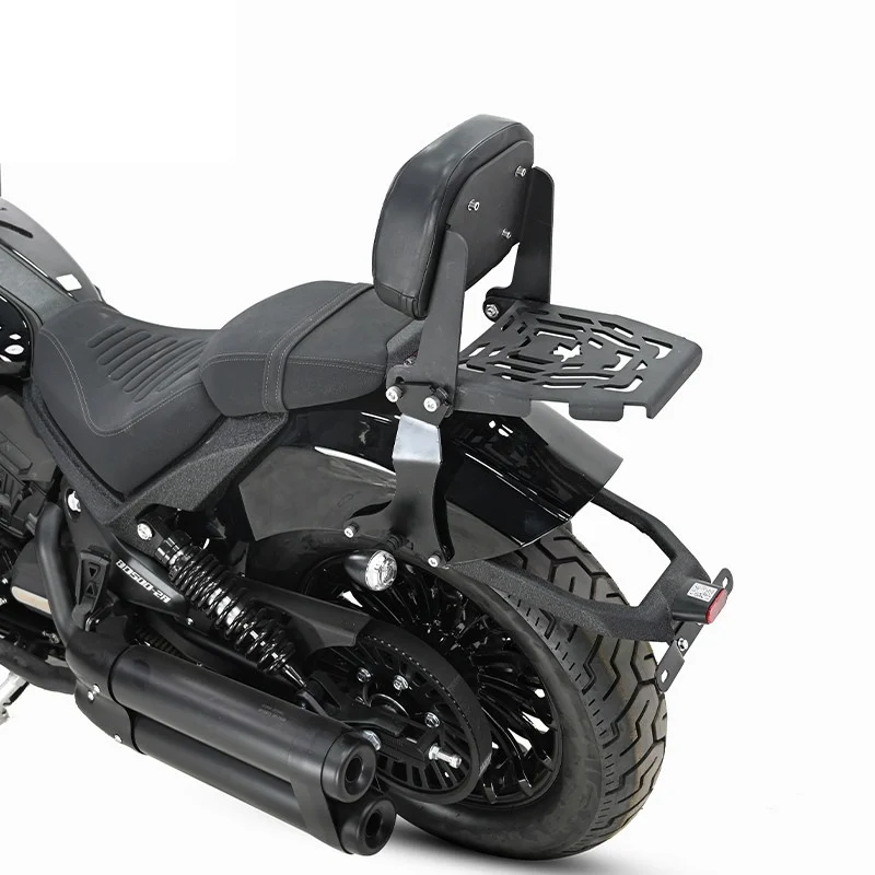 For BENDA Dark Flag 500 Motorcycle Multi-Functional Folding Rear Backrest, Luggage Rack & Tail Bracket Modification Accessories