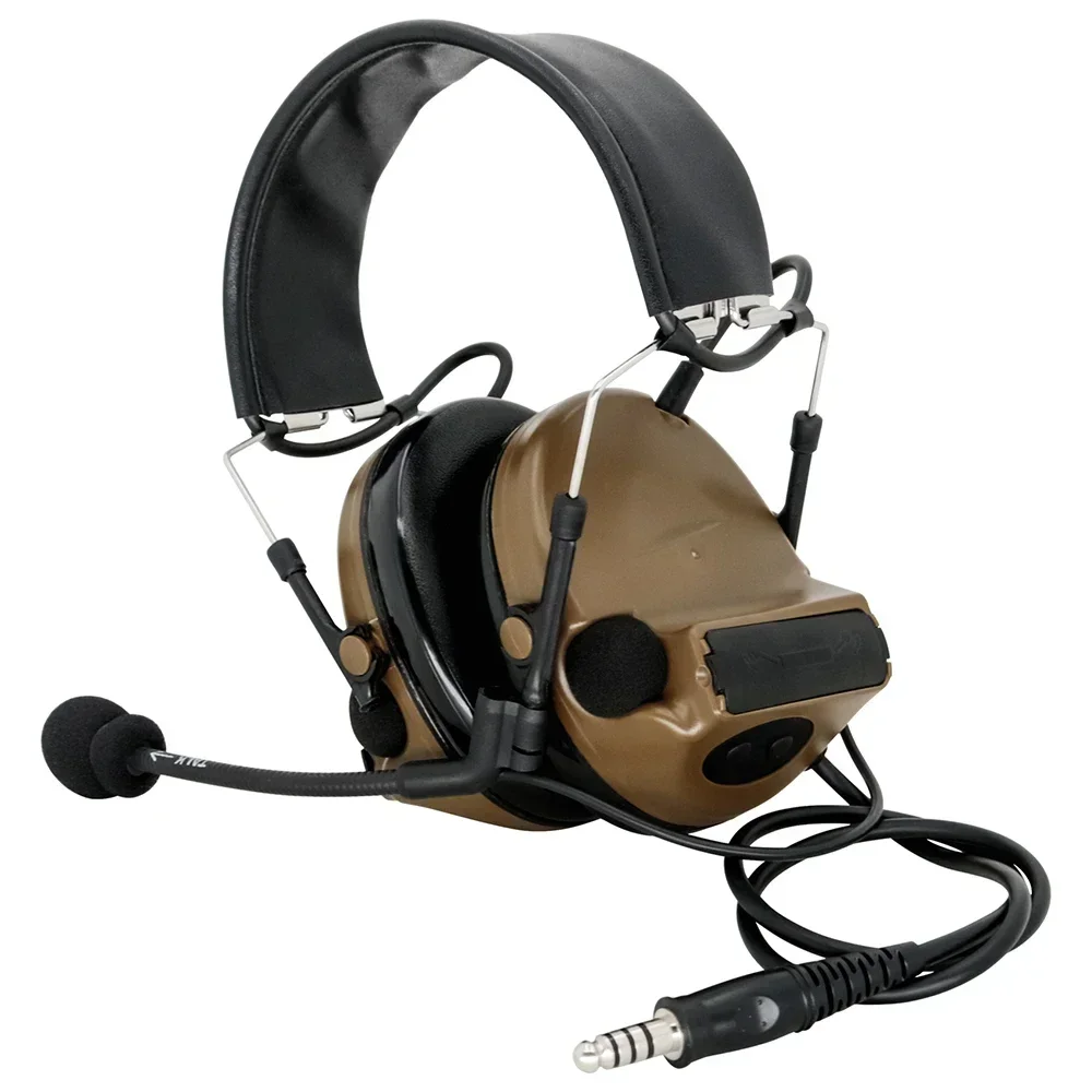 HEARING TACTICAL COMTA Headset Proteção auditiva COMTA II Fone de ouvido tático Captador de redução de ruído Airsof Shooting Earmuffs