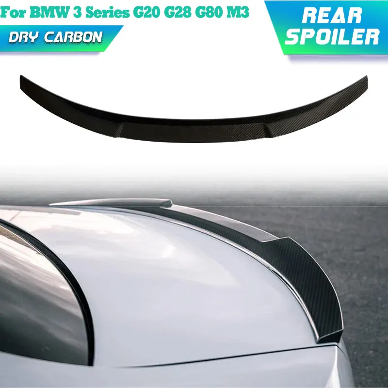 

Prepreg Dry Carbon Car Rear Trunk Spoiler Wings for BMW 3 Series G20 G28 G80 M3 4D 2020-2023 Racing Rear Spoiler Boot Wing Lip