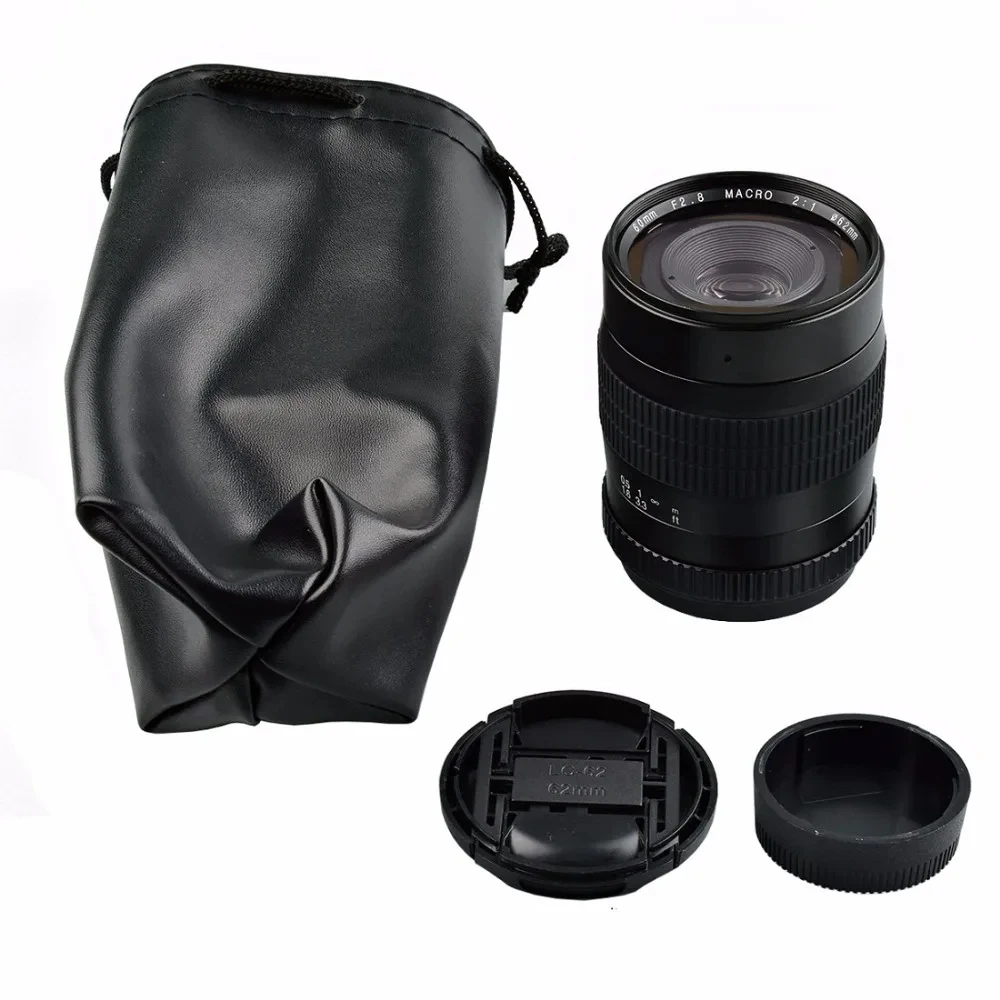 Objectif de mise au point pour canon 1100D cape D 600D execute D 77D 80D D7200 D5200 D3200 D800, 60mm, F/2.8 2:1