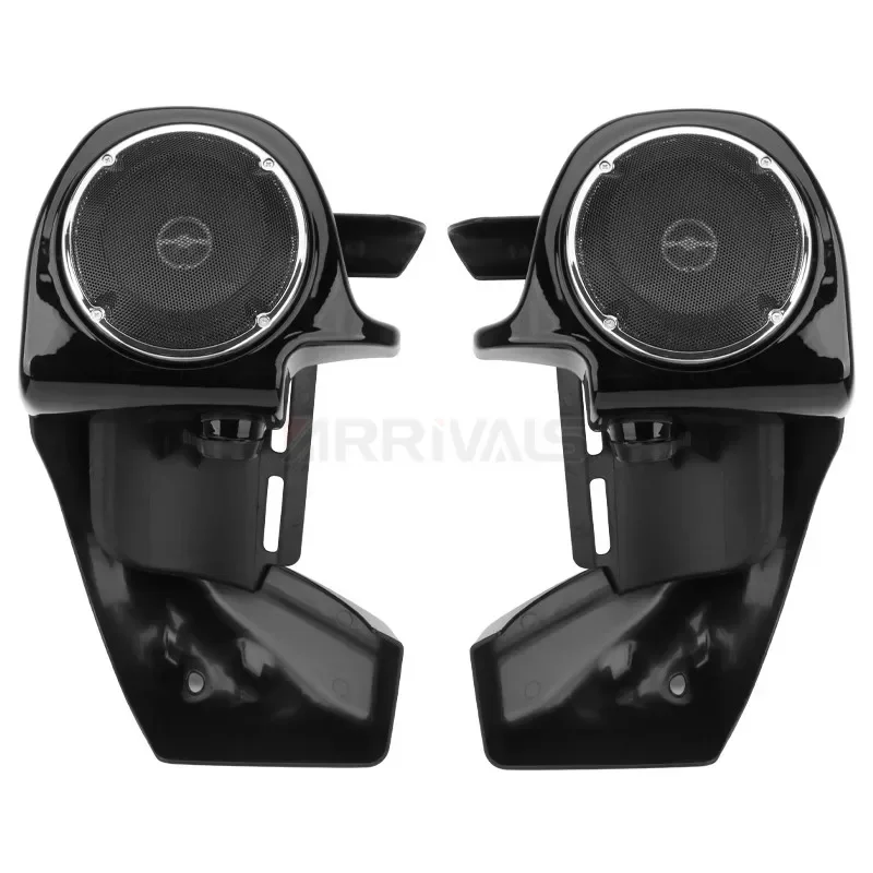 Motorcycle Lower Vented Leg Fairing + 6.5\'\' Speakers w/ Grills For Harley Touring Road Glide 1983-2013