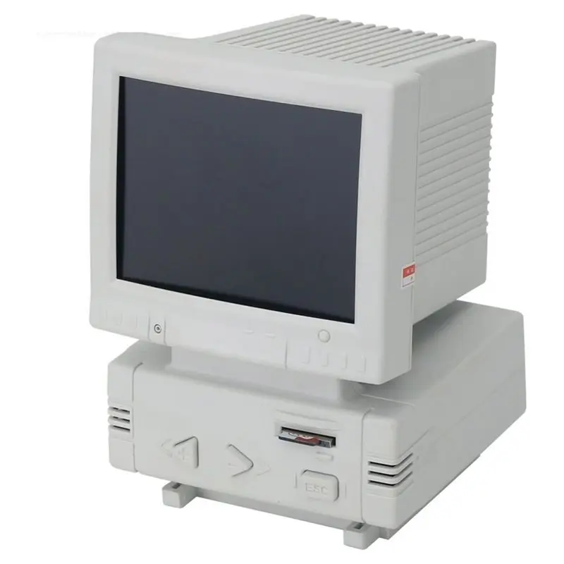 New--DIY Retro Mini Computer-HD 3.5-Inch LCD Screen Design Game Console Supports AV Input With 8G Memory Card