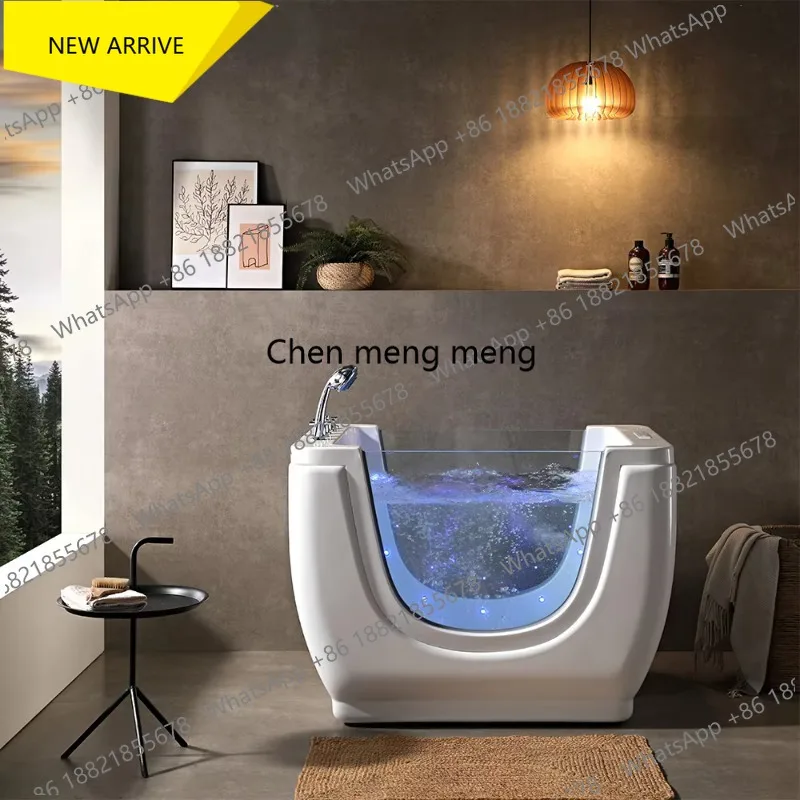 G153 Luxury Thermostatic  Spa Bathtub Whirlpool Freestanding Acrylic Bubble Massage Bath Tub
