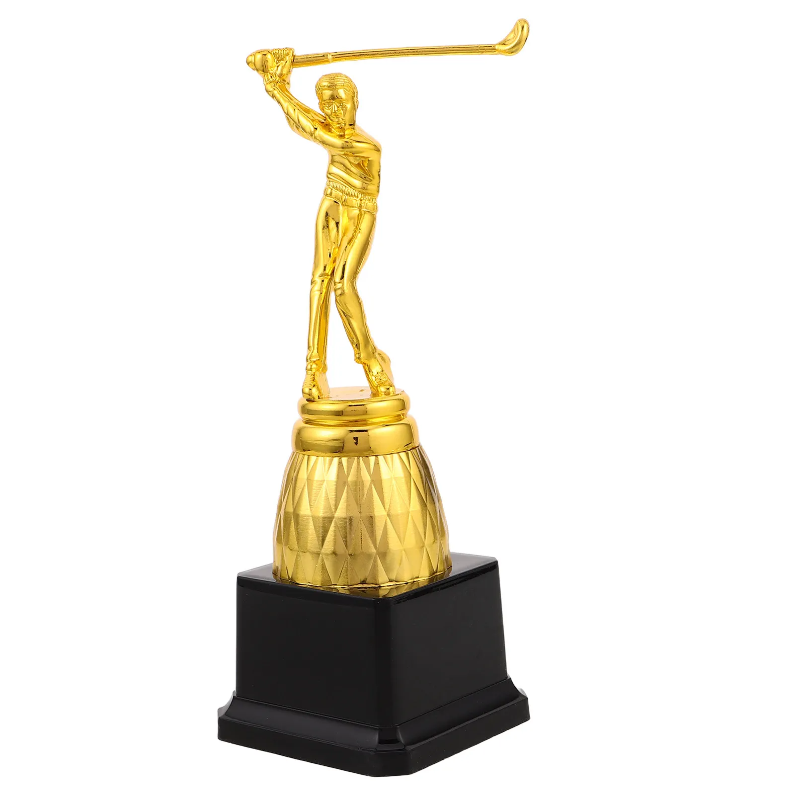 

3D Billiard Player Statue Gold Plastic Trophy Cup for Pool Tournament Award Snooker Competition Trophy Billiard Party Decoration