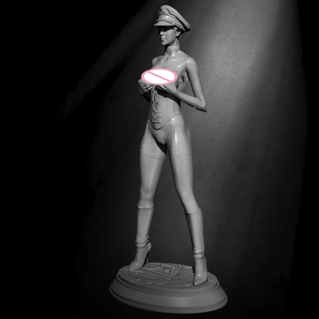 1/35 schaal Hars speelgoed Model Monteren Kit Keizerlijke Baby Hars Vrouwelijke Soldaten Ongemonteerd en Ongeverfd Figurenbeeld