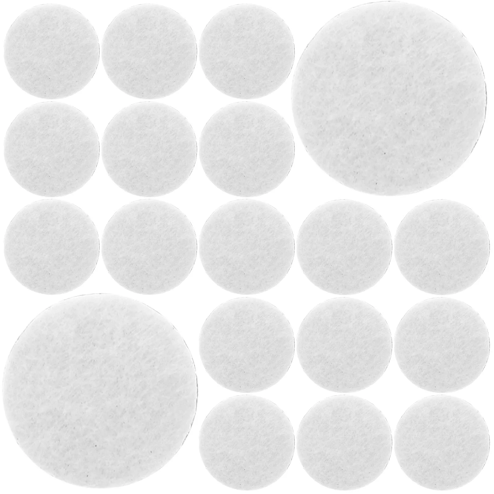 

500 Pcs Wave Dot Patch Clothes Felt Pads Round Stickers Festival DIY Circles for Crafts Decorative Dots Materials