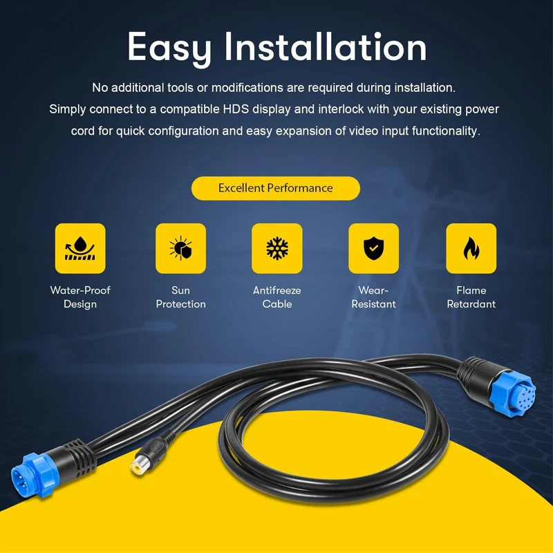 cable-adaptateur-video-composite-de-remplacement-pour-camera-000-11010-001-pour-lowrance-hds-gen2-gen3-carbon-live-pro