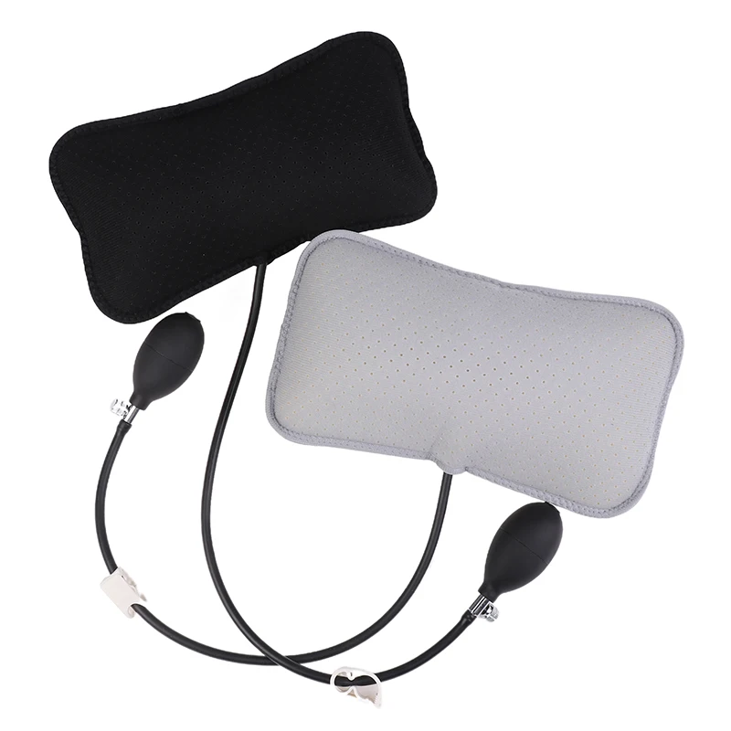 Pillows Orthopedic Design For Back Pain Relief Portable Neck Shoulder Posture Correct Massage Inflatable Lumbar Support Cushion