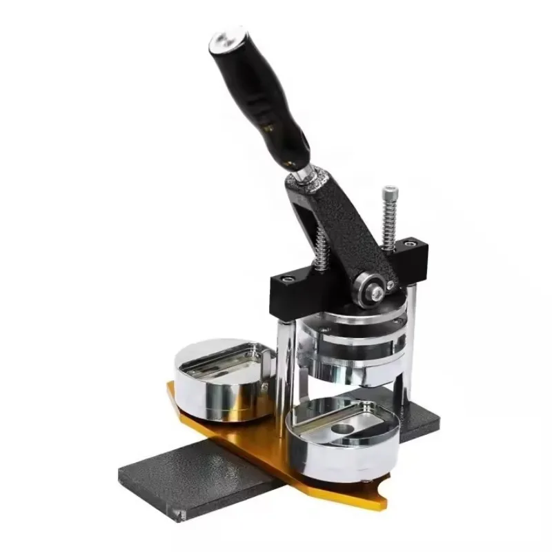 High-Efficiency 68*24mm Rectangle Button Making Machine Kit Name Tag Machine Button Manufacturing Tool Stamping Machine