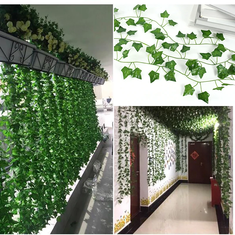 

1/3Pcs Artificial Plant Vine Garland Simulation Fake Ivy Wisteria Flowers Hanging Rattan Home Wedding Party Decorations Supplies