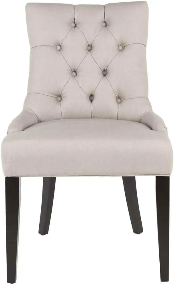 

Safavieh Mercer Collection Heather Beige Linen Nailhead Dining Chair, Set of 2