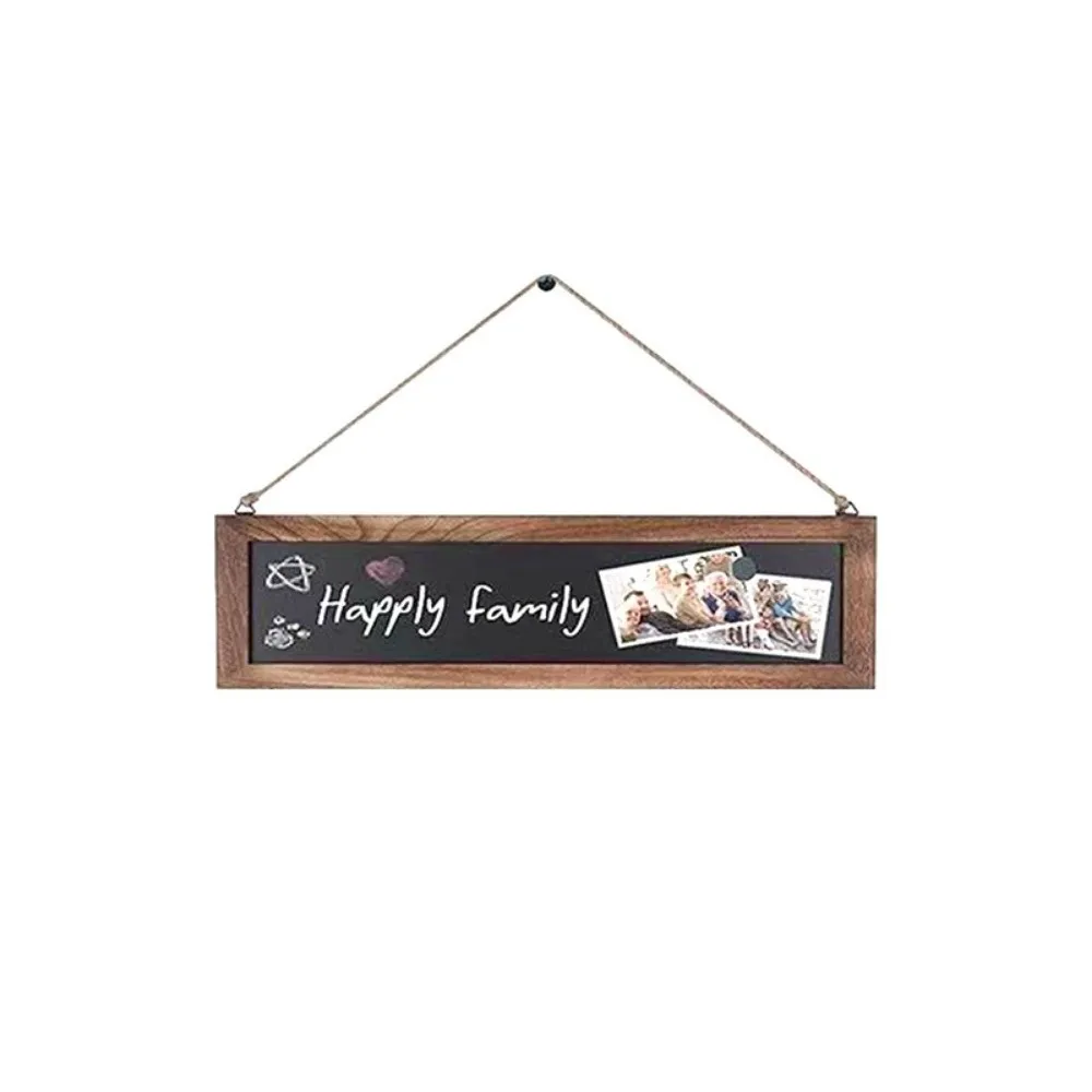 New Wooden Hanging Photo Clips DIY Assembly Double-Sided Wall Photo Holders Decorative Multi Photo Cards Organizer Home