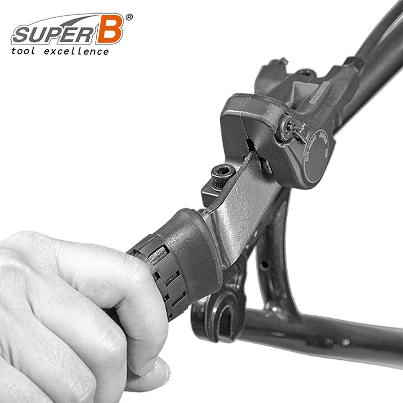 SUPER B/GENIER TB-8075/B806012 Bicycle Hydraulic Brake Piston Press Reset Wrench for Road MTB Bike Hydraulic Brake Cycling Parts