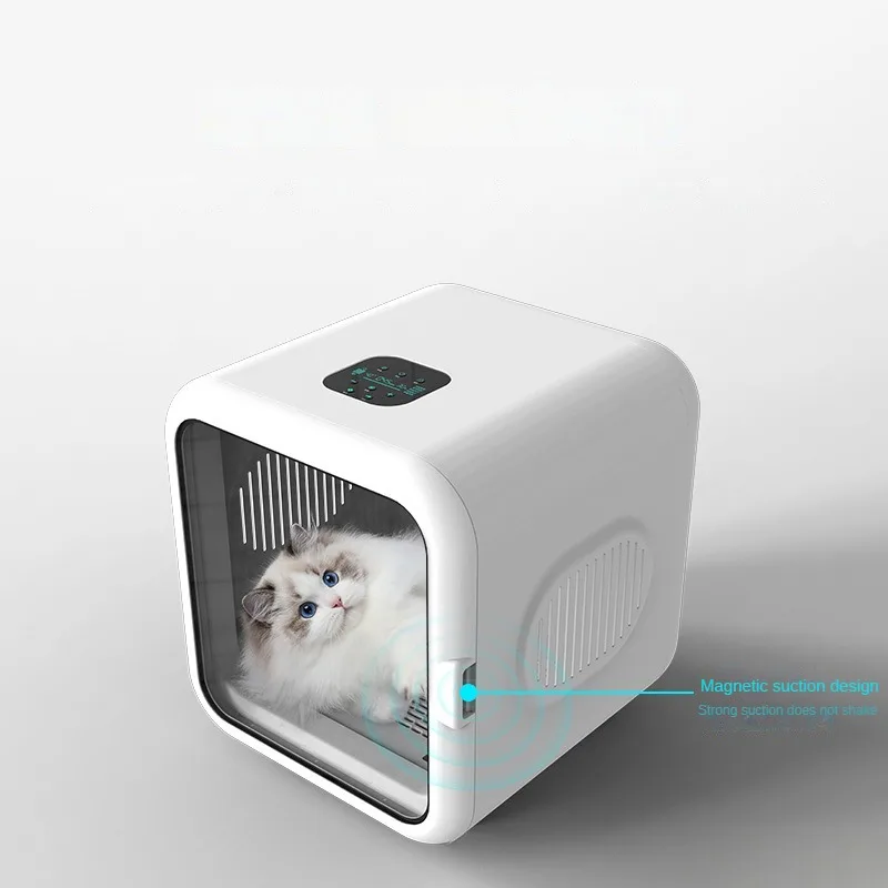 62L Pet Drying Box Cat and Dog Automatic Hair Dryer Silent Intelligent Temperature Control 360° Drying Sterilization Water Blowe