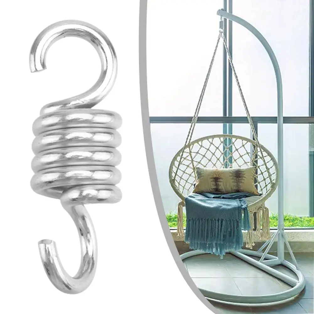 Hammock Spring Hook Suspension Hook Hanger For Garden Hammock Hanging Chair Porch Ceiling Hooks ( 7mm ) ﻿ F4x6