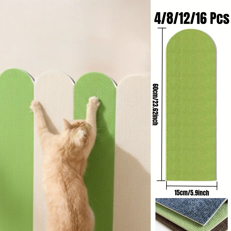 

Cat Scratch Mat Self-adhesive,thicken Cat Scratching Board,wall/Sofa Protector Carpet, Wallpaper for Living Room Home Decoration