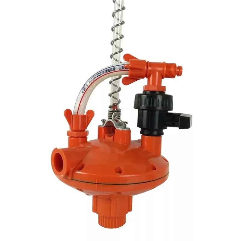 Poultry Farming System Water Line Water Pressure Regulator Automatic Pressure Regulating Valve 1Pcs Red